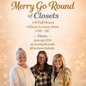 FEB 20 2026 Get on the Merry go round with the Sisters DEALS DEALS DEALS$$